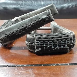 Western leather Barrel Stirrups